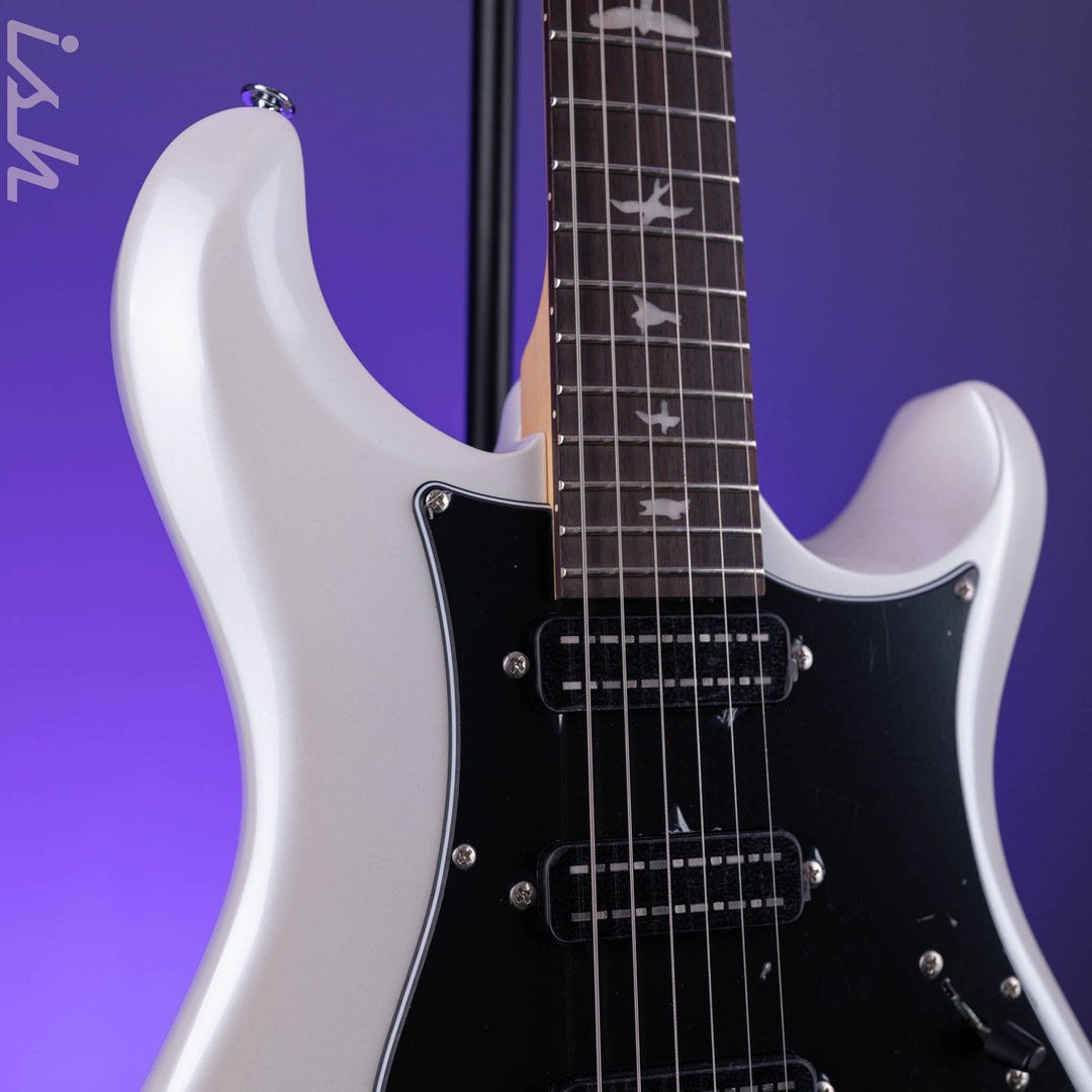 PRS SE NF3 Electric Guitar White Pearl Rosewood Fretboard Demo