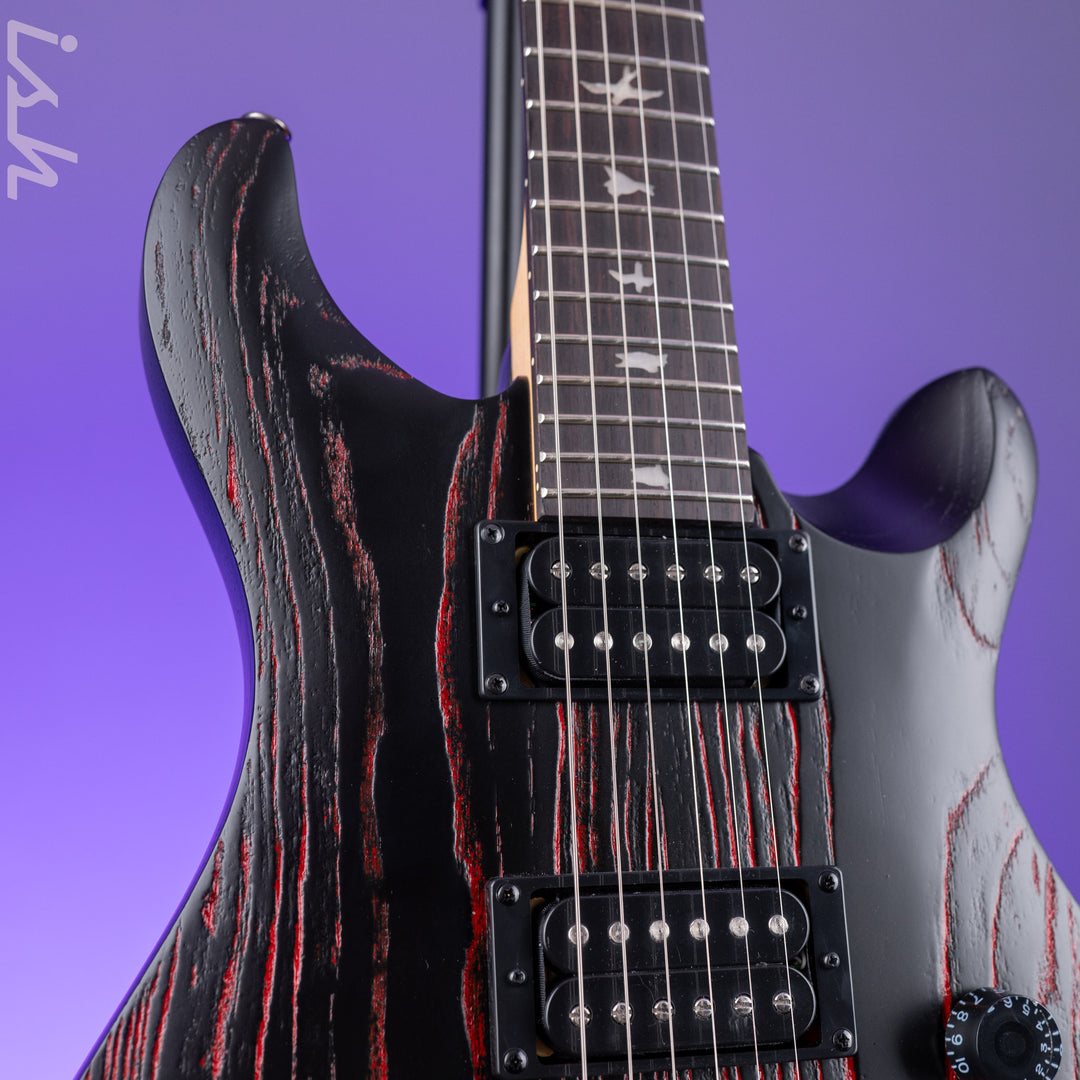 PRS SE Swamp Ash CE 24 Limited Edition Sandblasted Red
