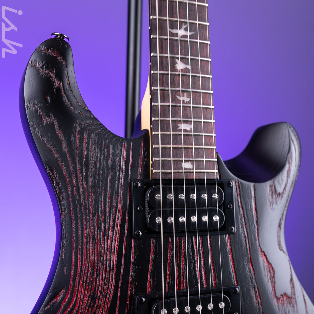 PRS SE Swamp Ash CE 24 Limited Edition Sandblasted Red Demo
