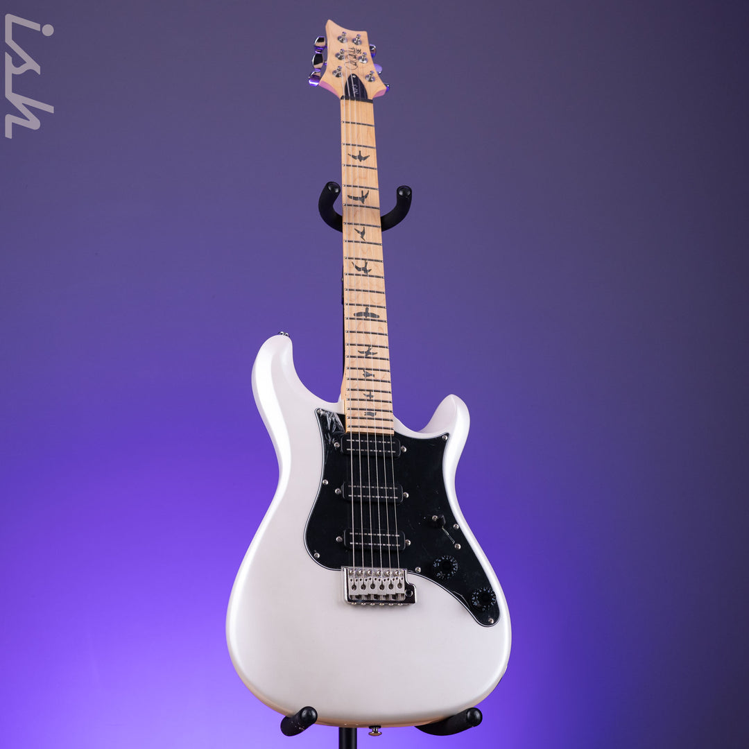 PRS SE NF3 Electric Guitar White Pearl Maple Fretboard Demo