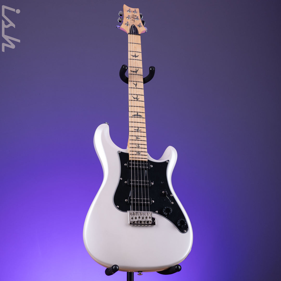 PRS SE NF3 Electric Guitar White Pearl Maple Fretboard Demo