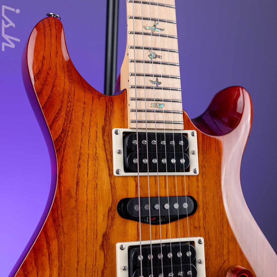 PRS SE Swamp Ash Special Electric Guitar Vintage Sunburst Demo