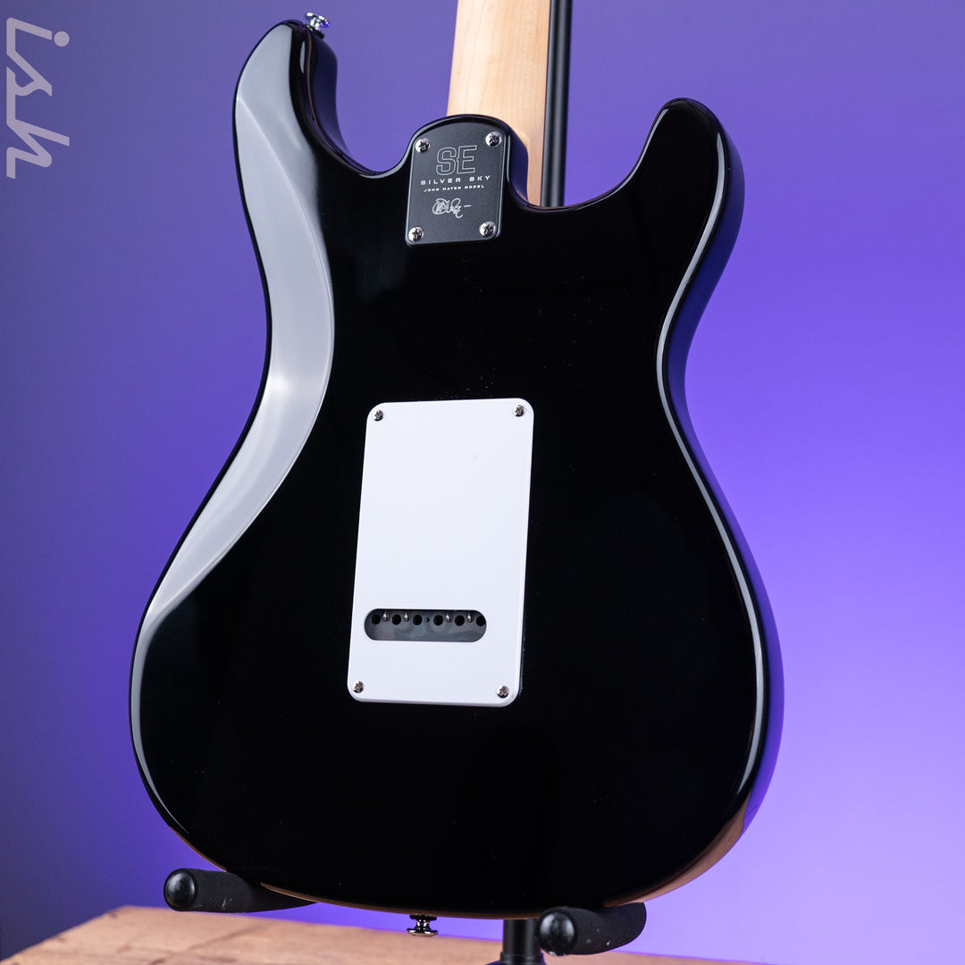 PRS SE Silver Sky Lefty Piano Black - Rosewood Board