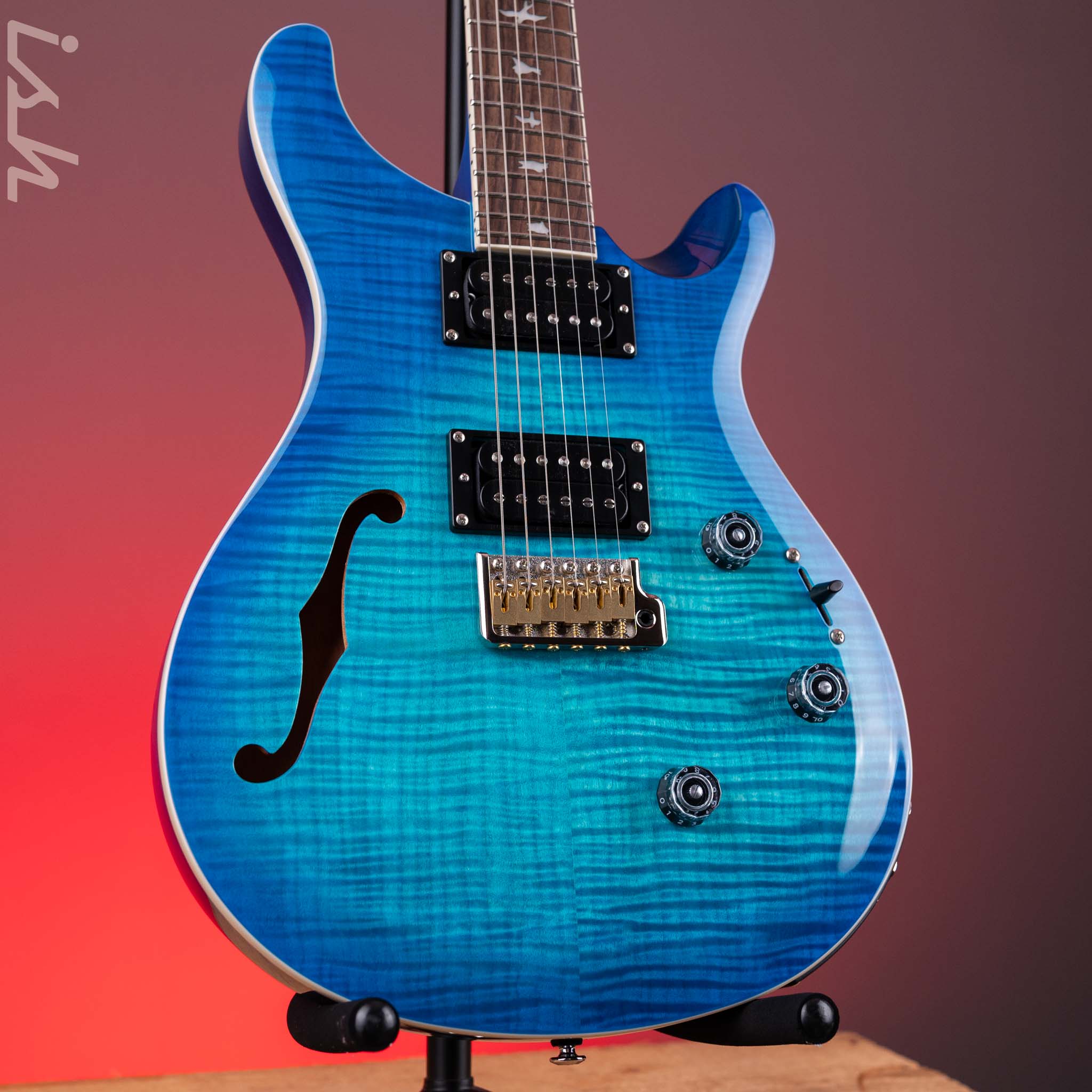 PRS SE Custom 24 Semi-Hollow Piezo Lake Blue *2025 Release!* – Ish