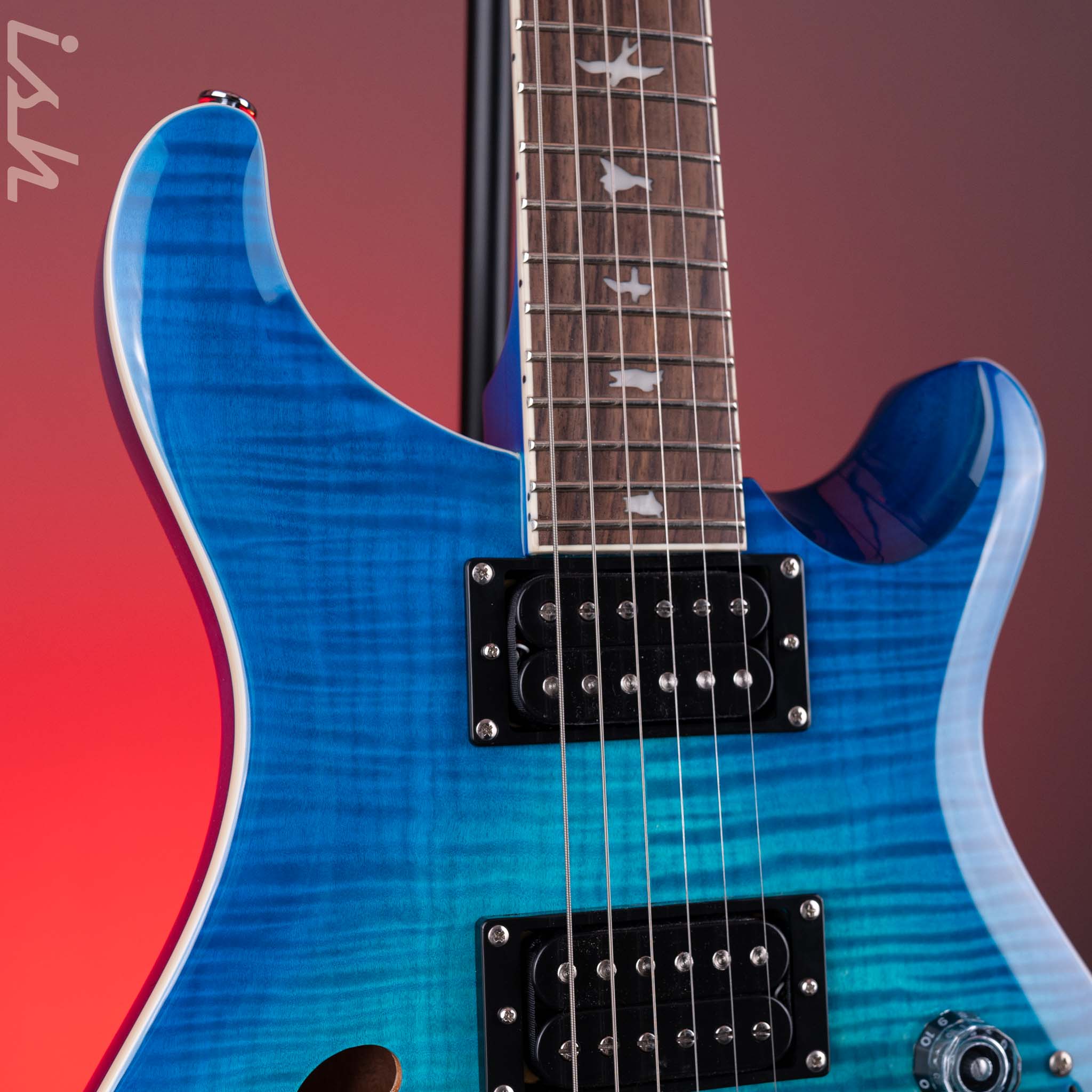 PRS SE Custom 24 Semi-Hollow Piezo Lake Blue *2025 Release!* – Ish