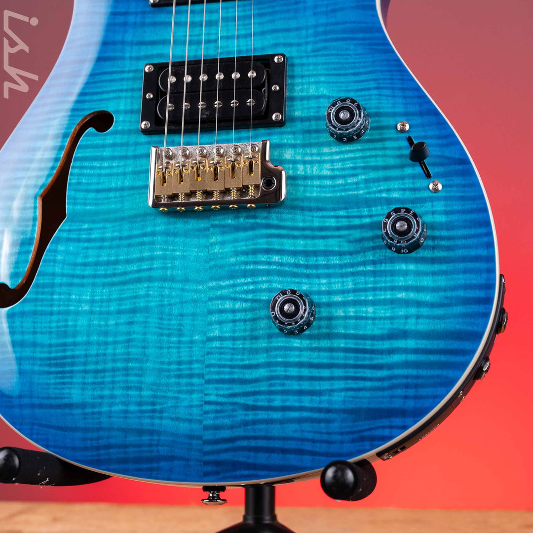 PRS SE Custom 24 Semi-Hollow Piezo Lake Blue *2025 Release!*
