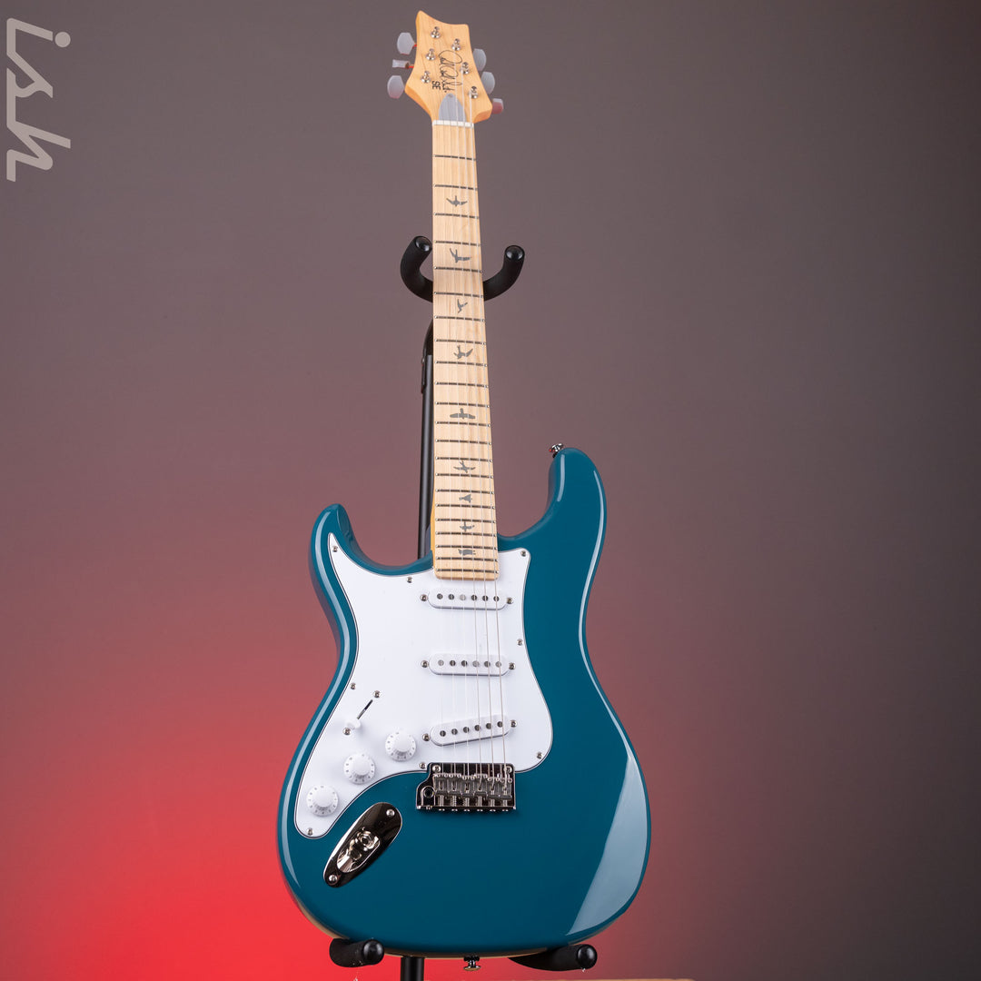PRS SE Silver Sky Lefty Nylon Blue - Maple Board