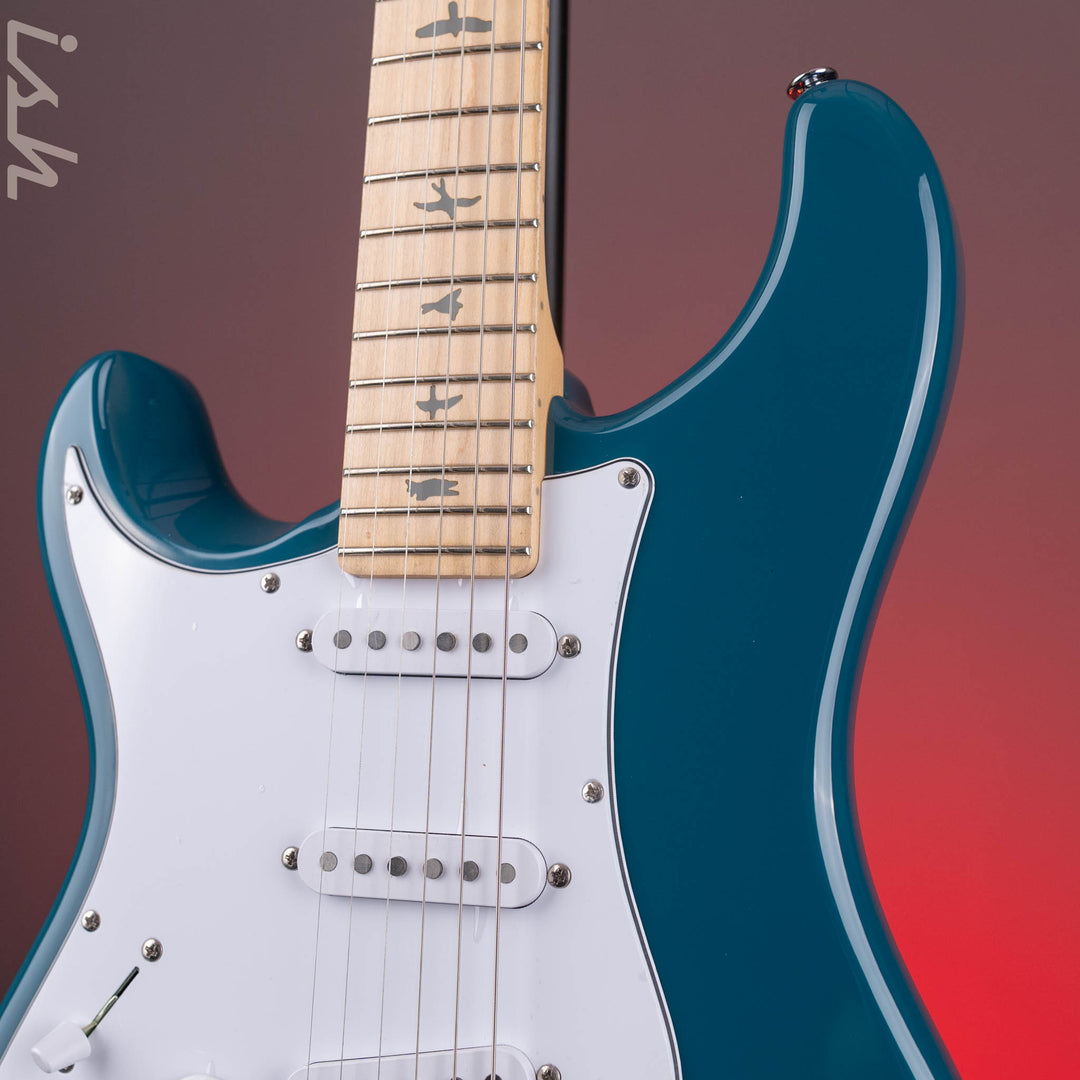 PRS SE Silver Sky Lefty Nylon Blue - Maple Board