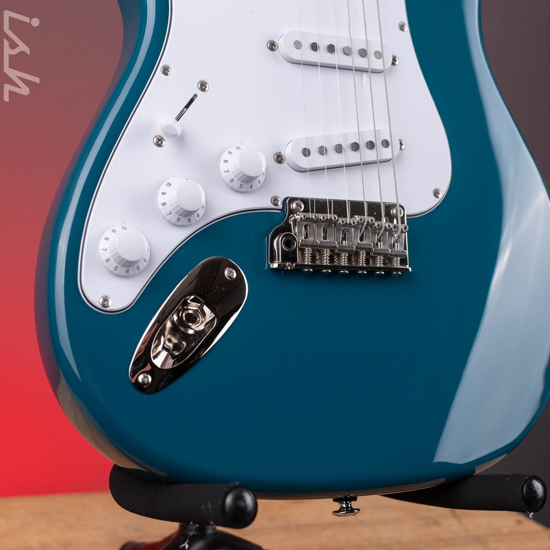 PRS SE Silver Sky Lefty Nylon Blue - Maple Board