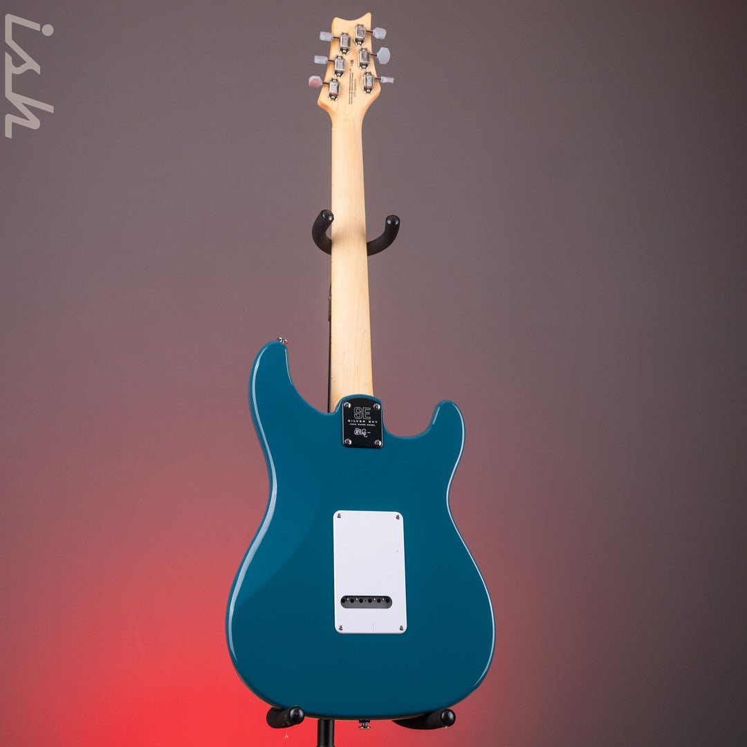 PRS SE Silver Sky Lefty Nylon Blue - Maple Board