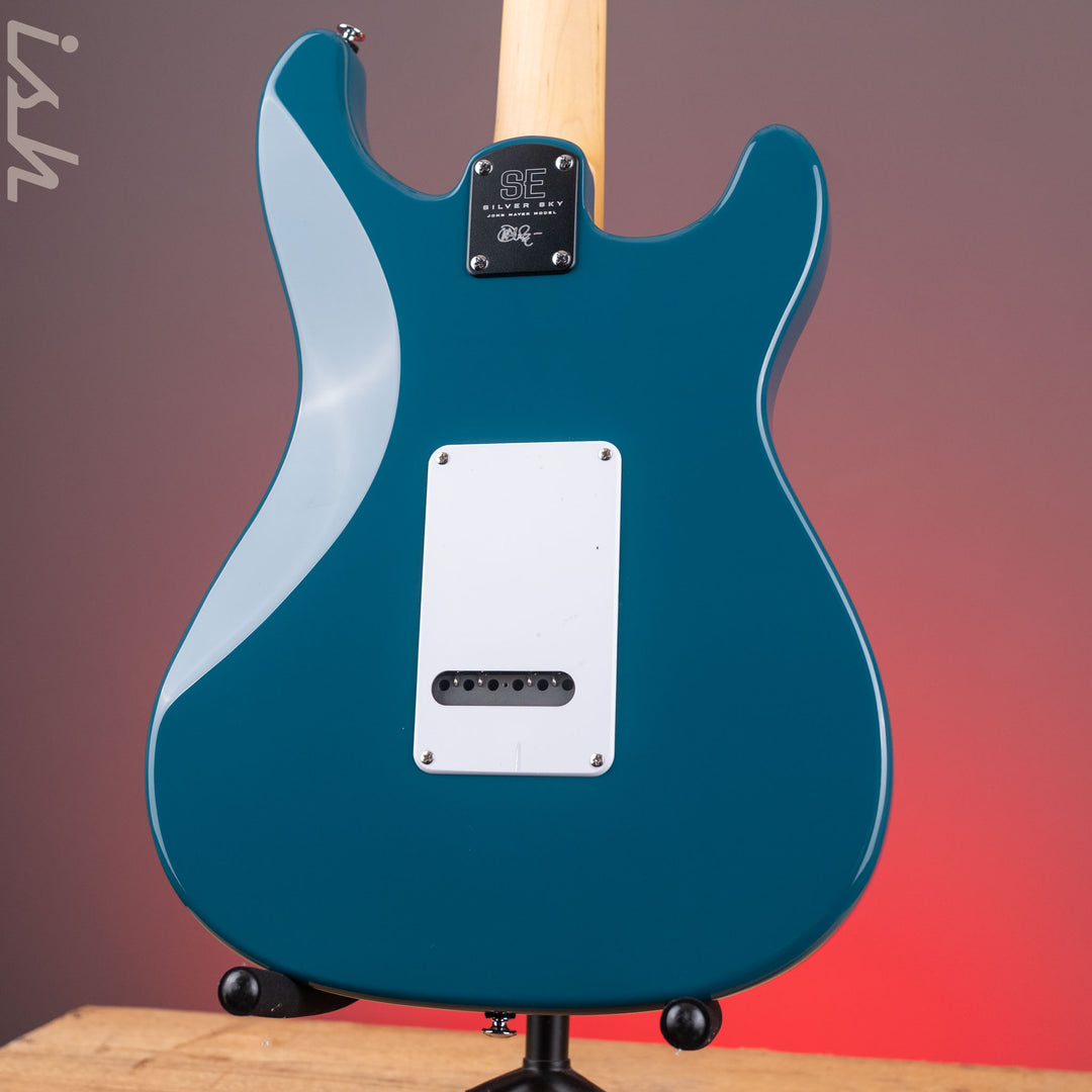 PRS SE Silver Sky Lefty Nylon Blue - Maple Board