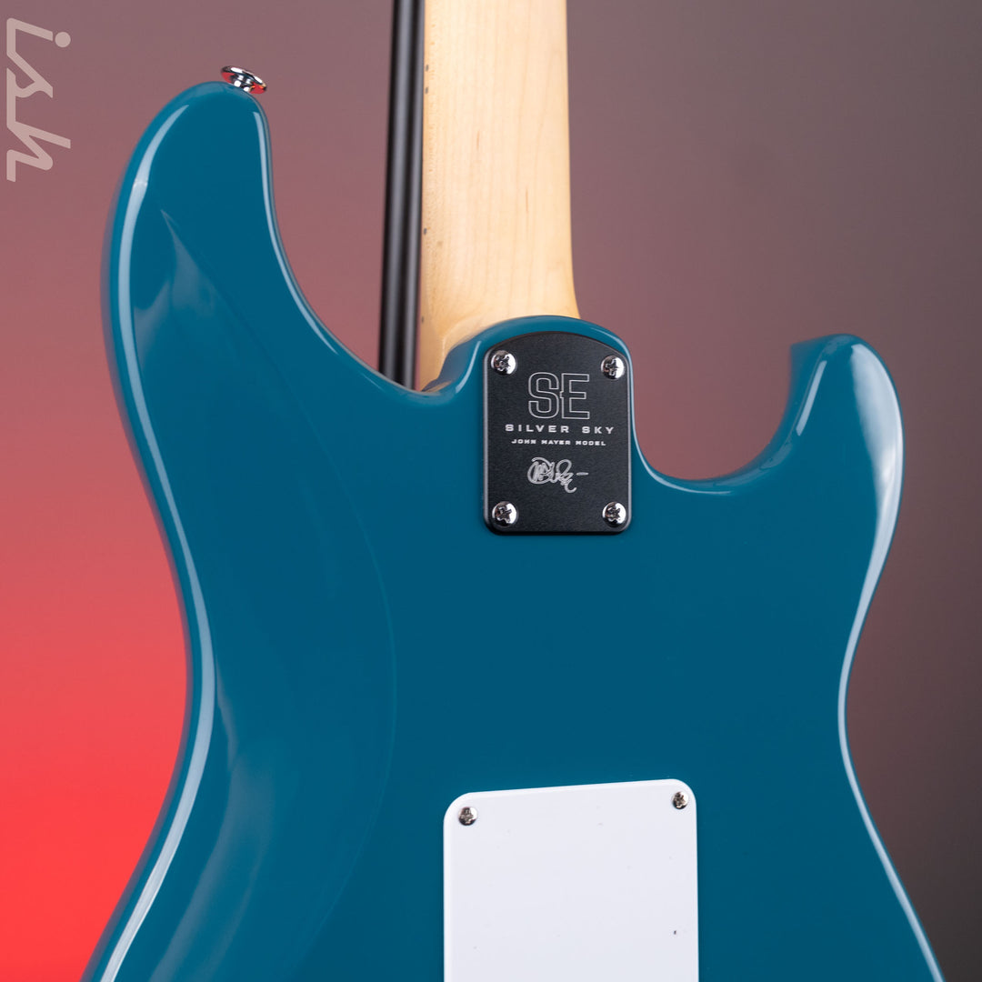 PRS SE Silver Sky Lefty Nylon Blue - Maple Board
