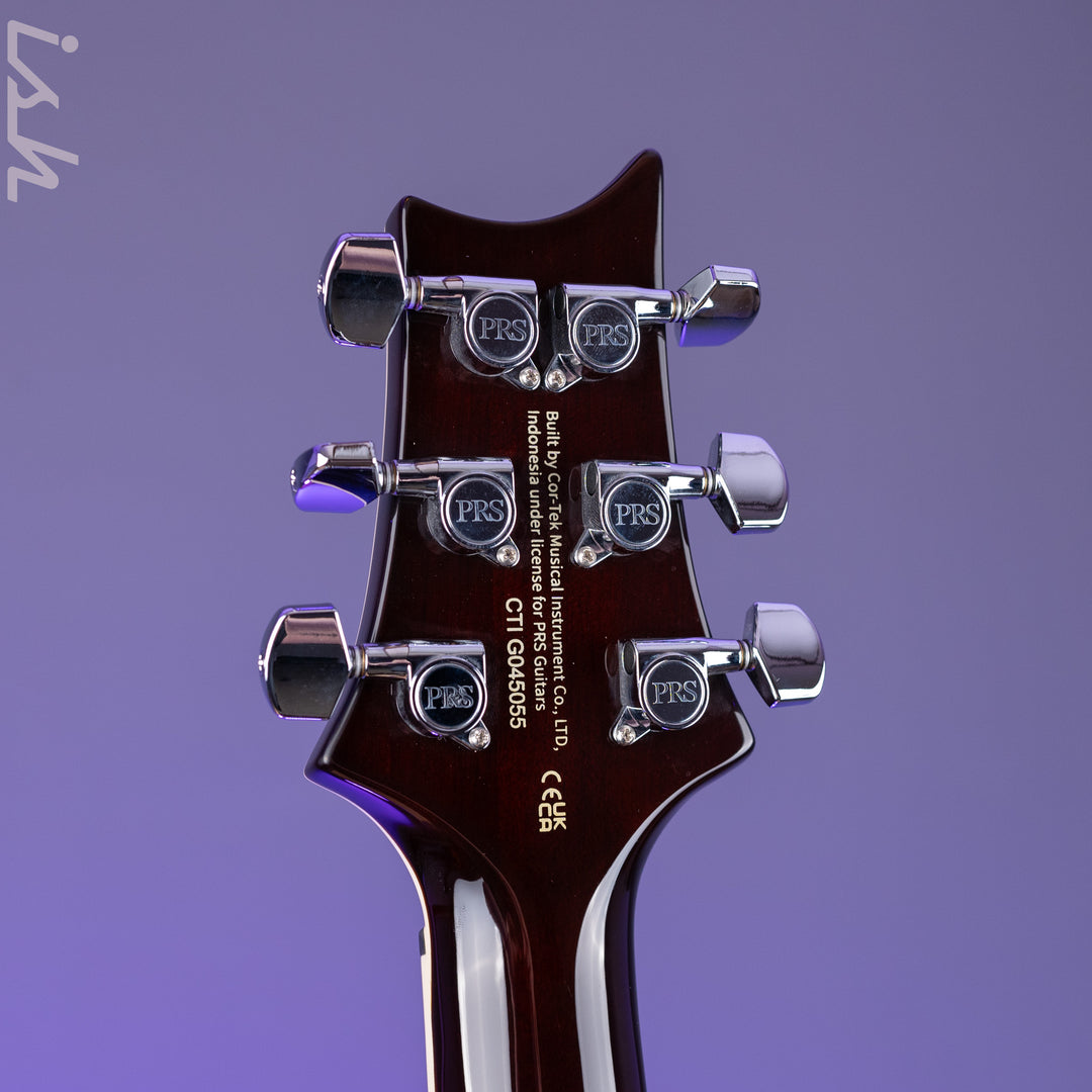 PRS SE Custom 24 Semi-Hollow Piezo Orange Tiger Smokeburst *2025 Release!*
