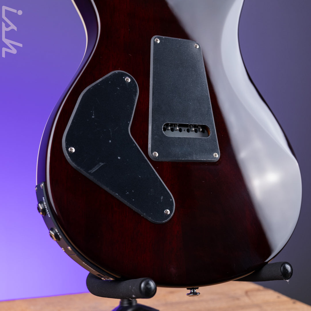 PRS SE Custom 24 Semi-Hollow Piezo Orange Tiger Smokeburst *2025 Release!*