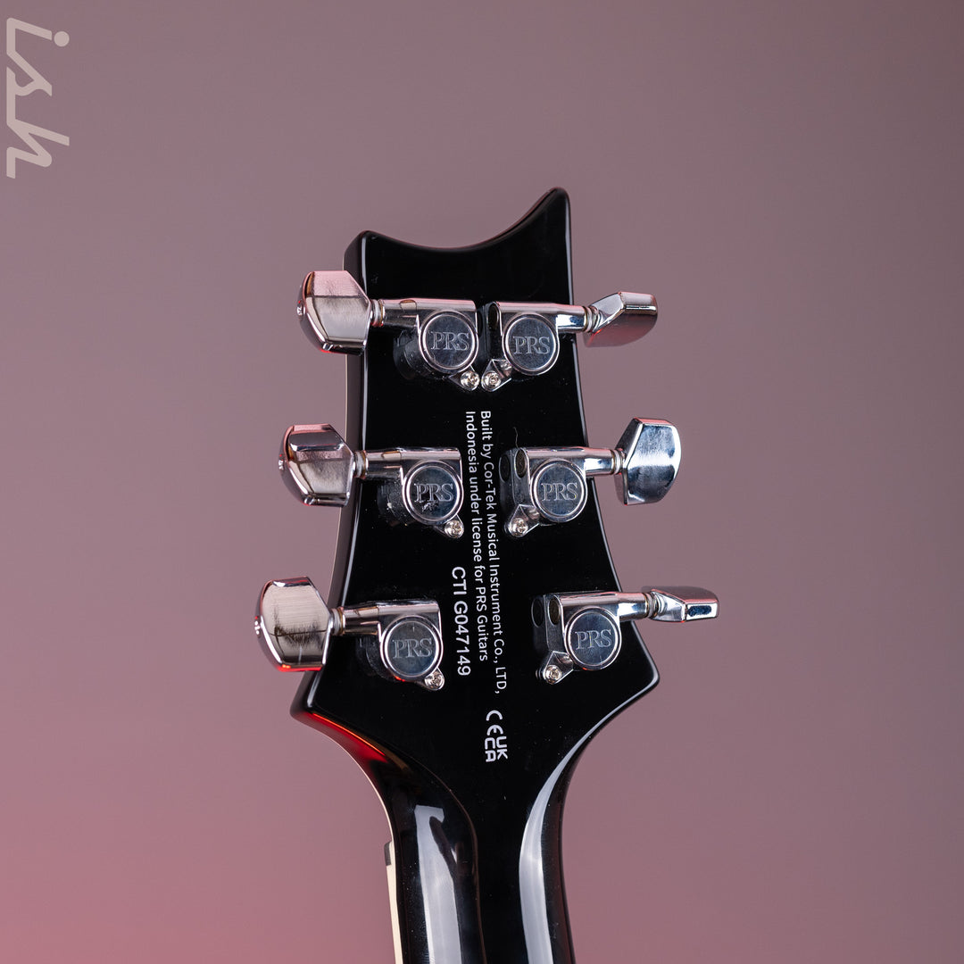 2024 PRS SE Custom 24 Semi-Hollow Piezo Charcoal Burst
