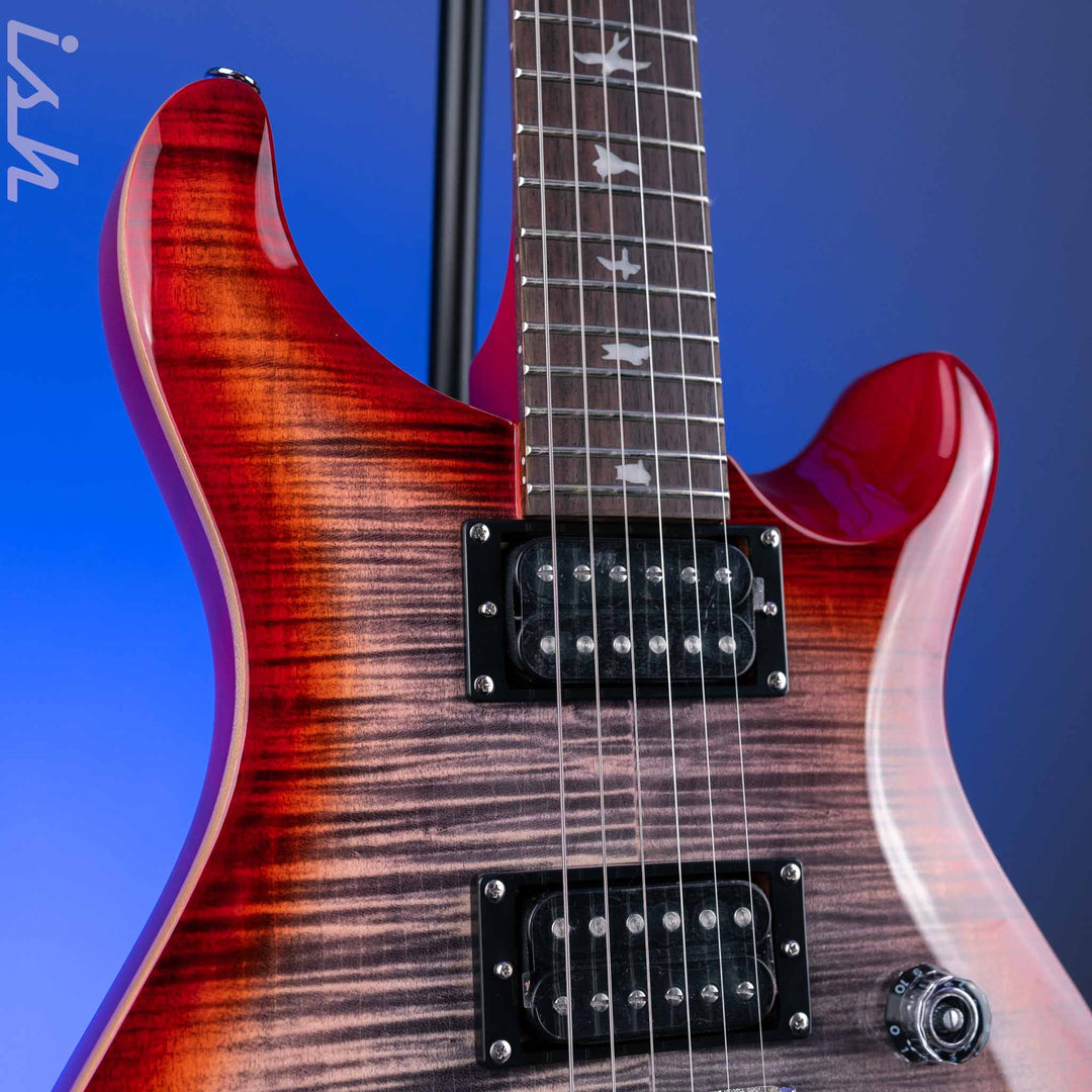 PRS SE Custom 24 Electric Guitar Charcoal Cherry Burst *2025 Release!*