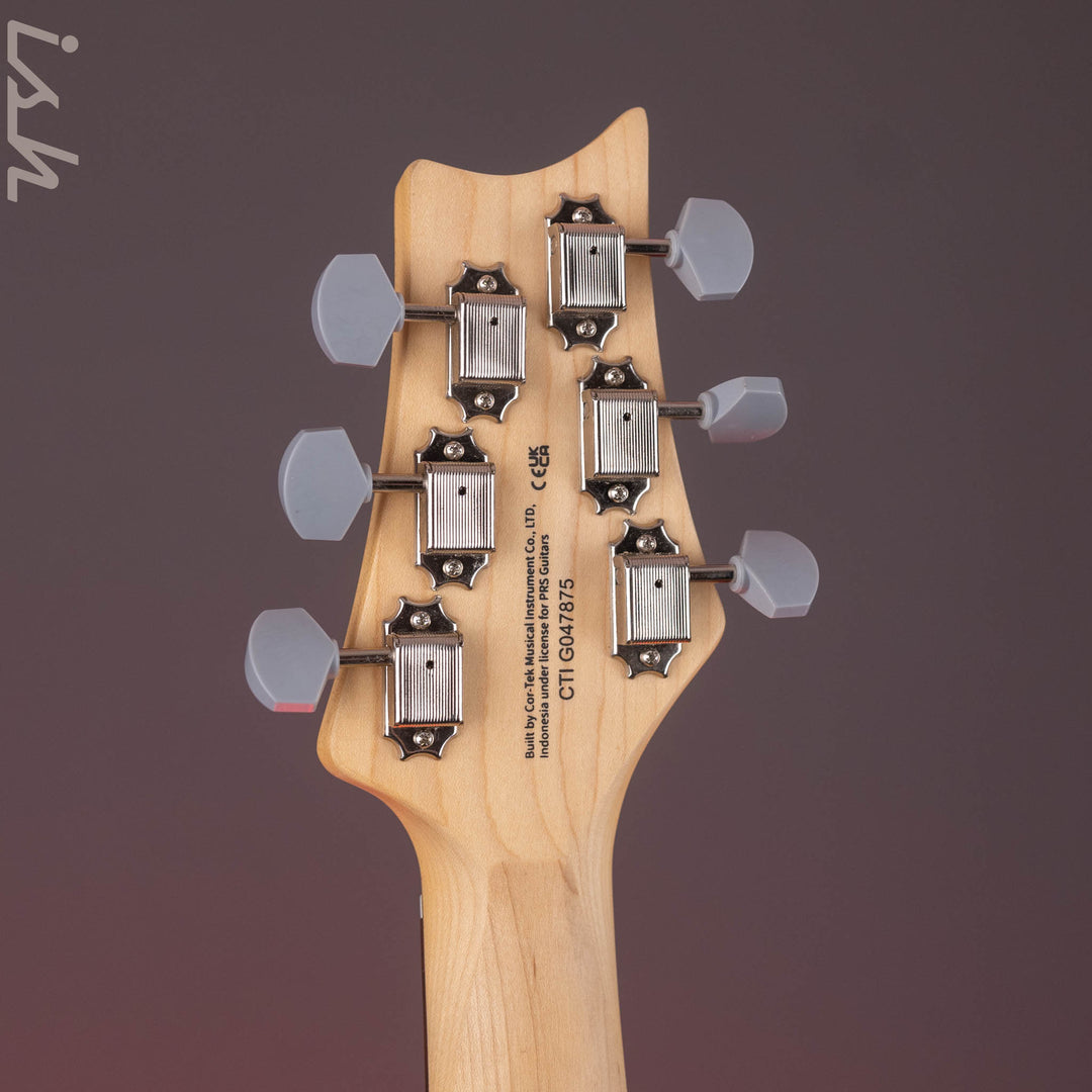 2024 PRS SE Silver Sky Lefty Stone Blue - Rosewood Board
