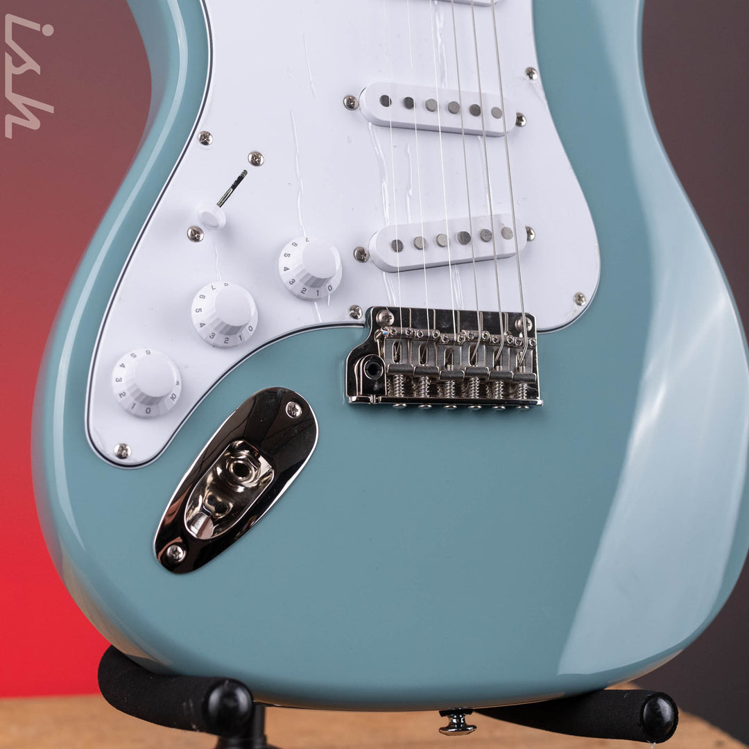 2024 PRS SE Silver Sky Lefty Stone Blue - Rosewood Board