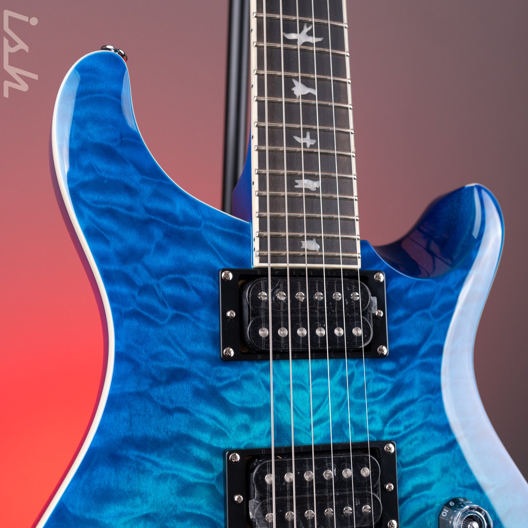 ギター PRS SE CUSTOM 24-08 QUILT PACKAGE 2025 PRS SE Custom 24-08 Quilt Package Electric Guitar Lake Blue