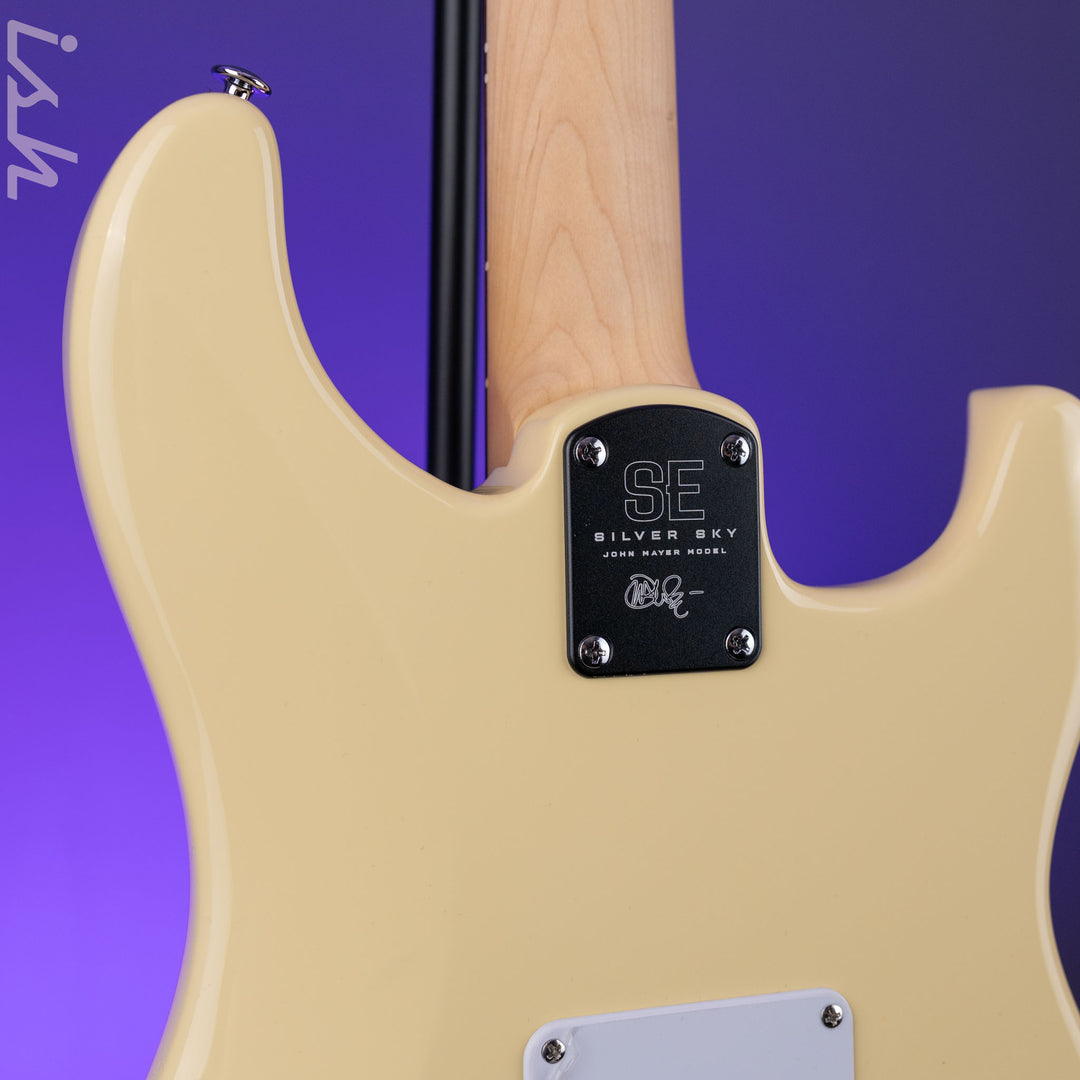 2024 PRS SE Silver Sky Lefty Moon White - Rosewood