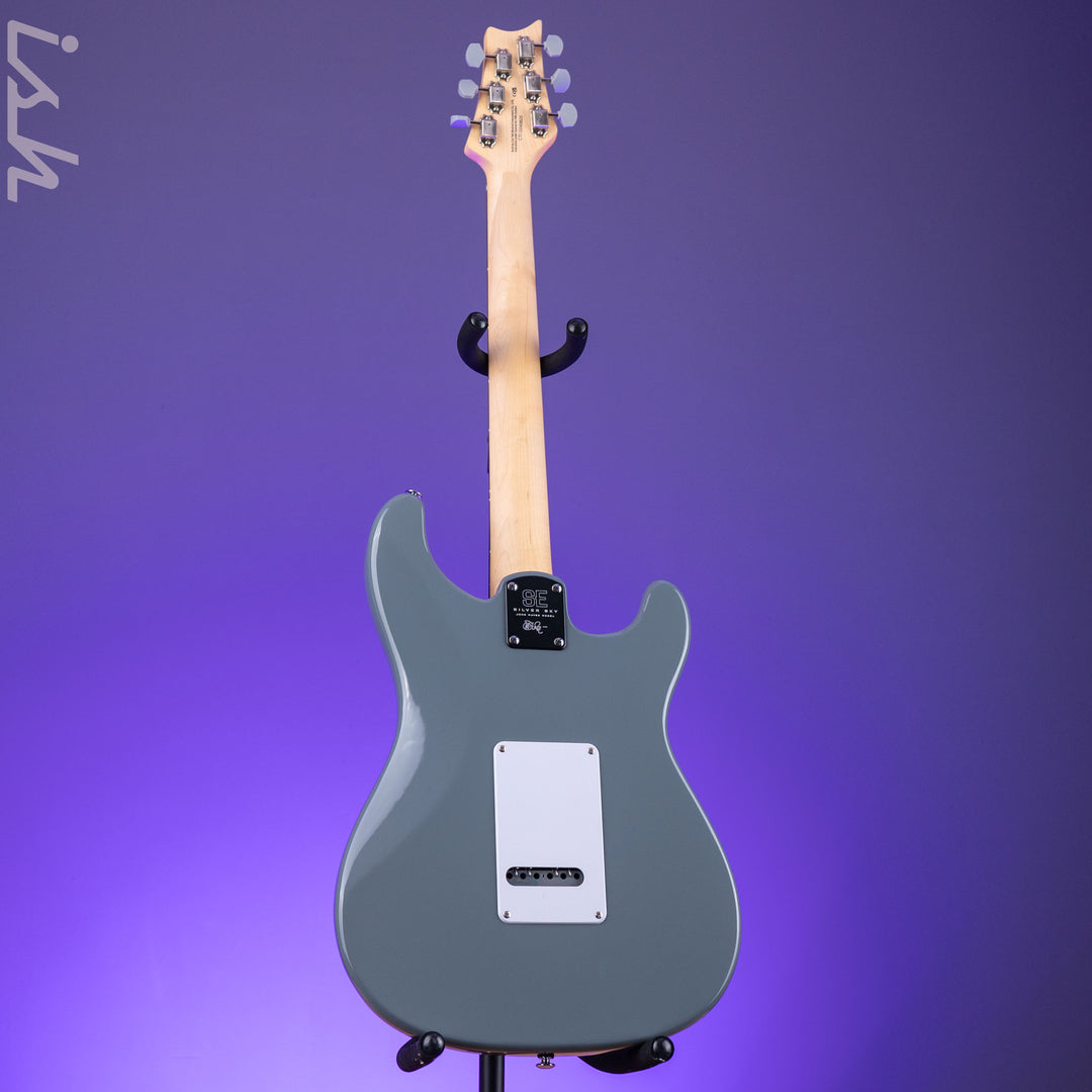 PRS SE Silver Sky Lefty Storm Grey - Rosewood Board