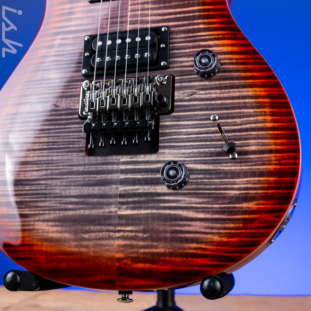 PRS SE Custom 24 Floyd Electric Guitar Charcoal Cherry Burst *2025 Release!*