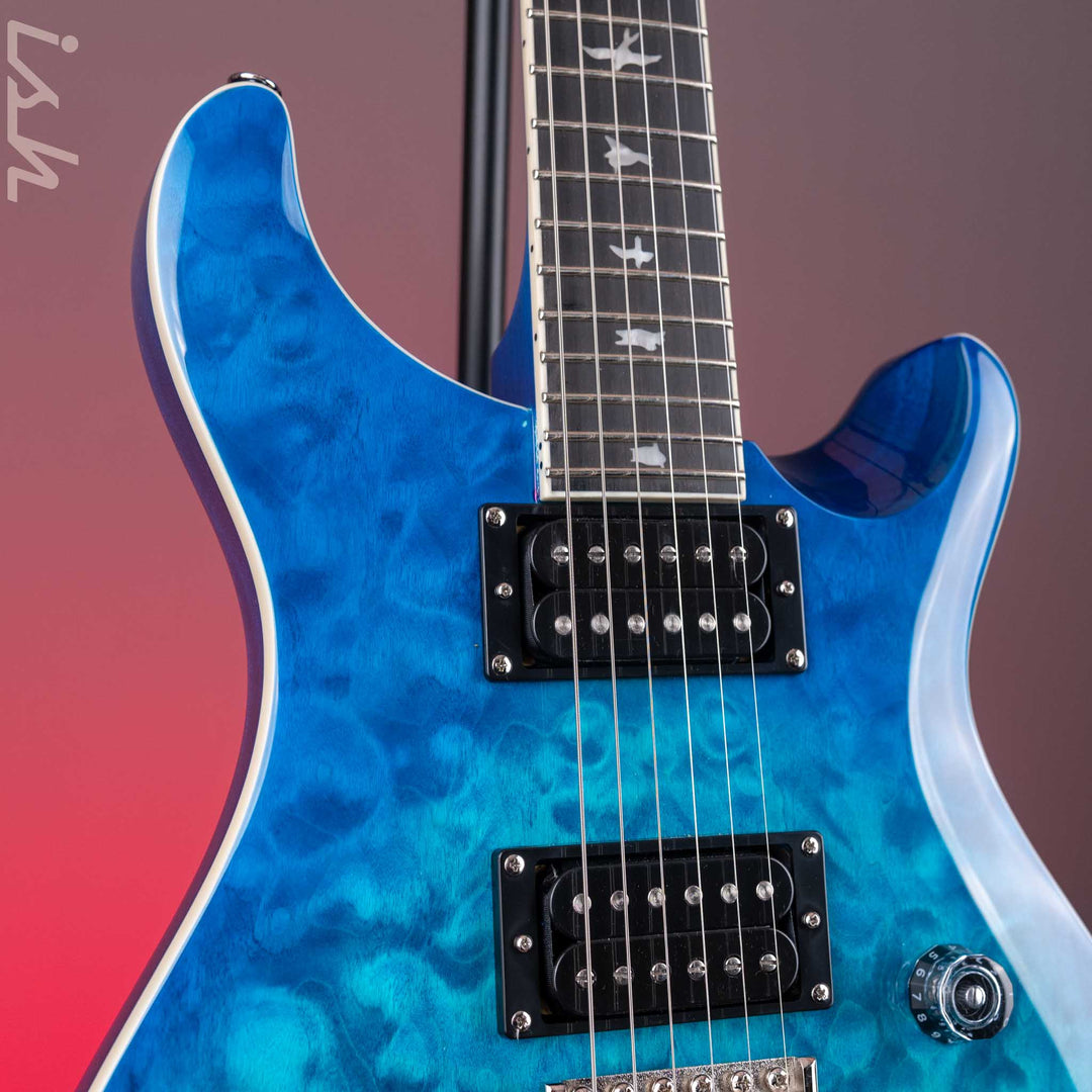 PRS SE Custom 24-08 Electric Guitar Quilt Lake Blue *2025 Release!* Demo