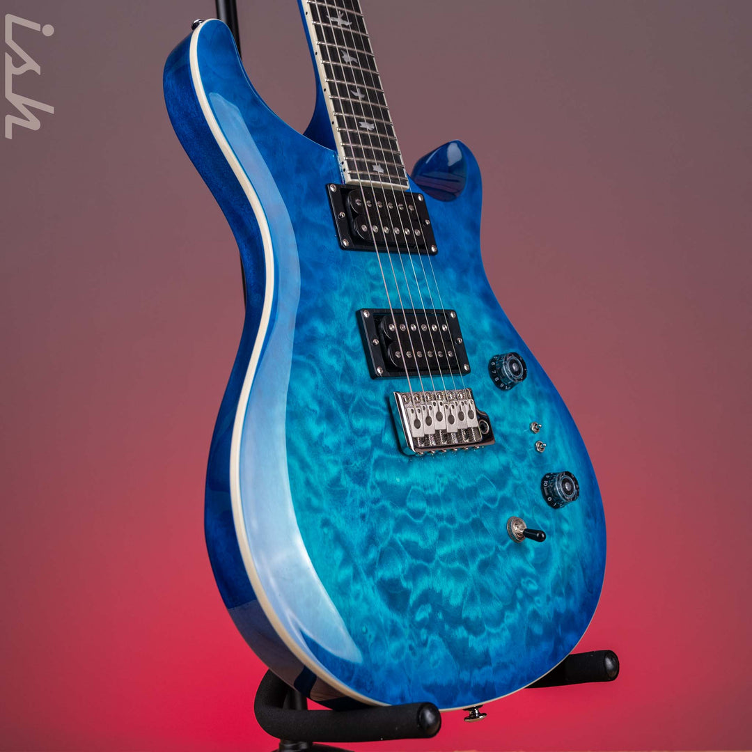 PRS SE Custom 24-08 Electric Guitar Quilt Lake Blue *2025 Release!* Demo