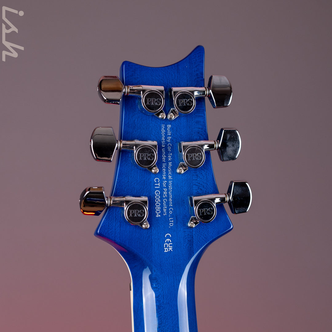 PRS SE Custom 24-08 Electric Guitar Quilt Lake Blue *2025 Release!* Demo