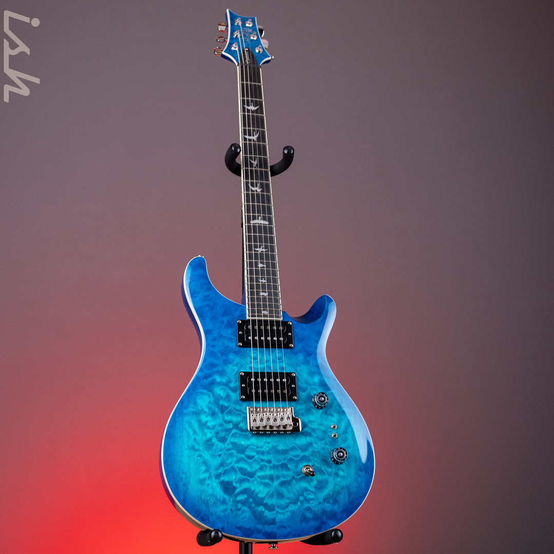 PRS SE Custom 24-08 Electric Guitar Quilt Lake Blue *2025 Release!* Demo
