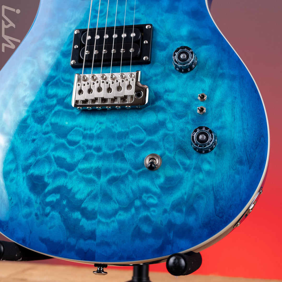 PRS SE Custom 24-08 Electric Guitar Quilt Lake Blue *2025 Release!* Demo