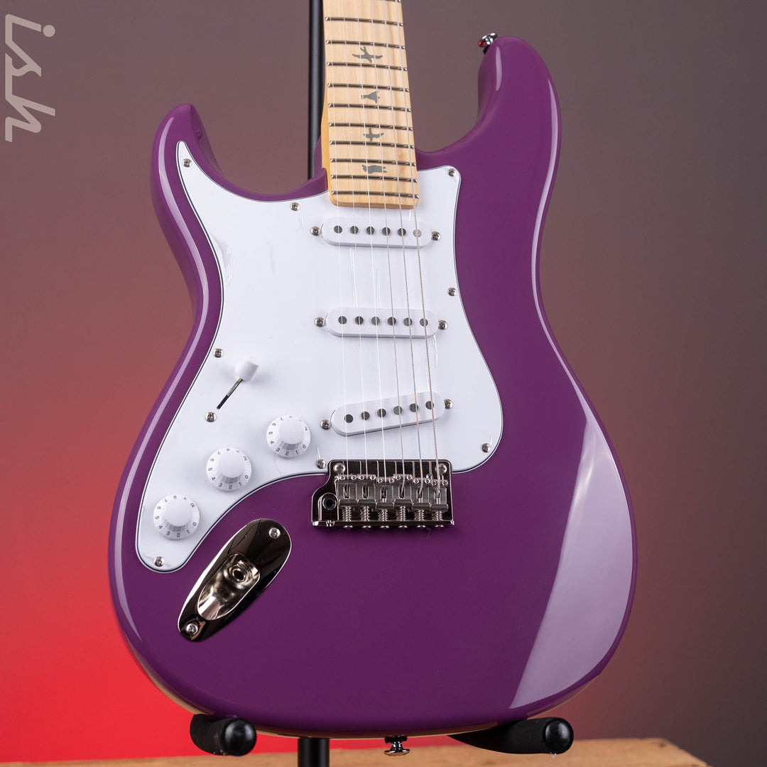 PRS SE Silver Sky Lefty Summit Purple - Maple Board