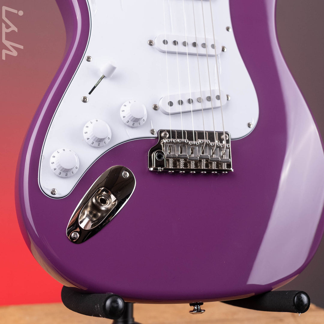 PRS SE Silver Sky Lefty Summit Purple - Maple Board