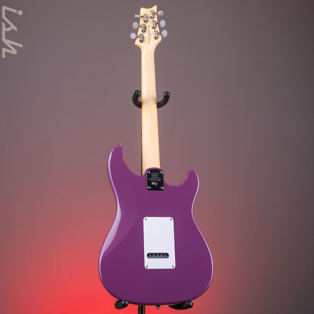 PRS SE Silver Sky Lefty Summit Purple - Maple Board