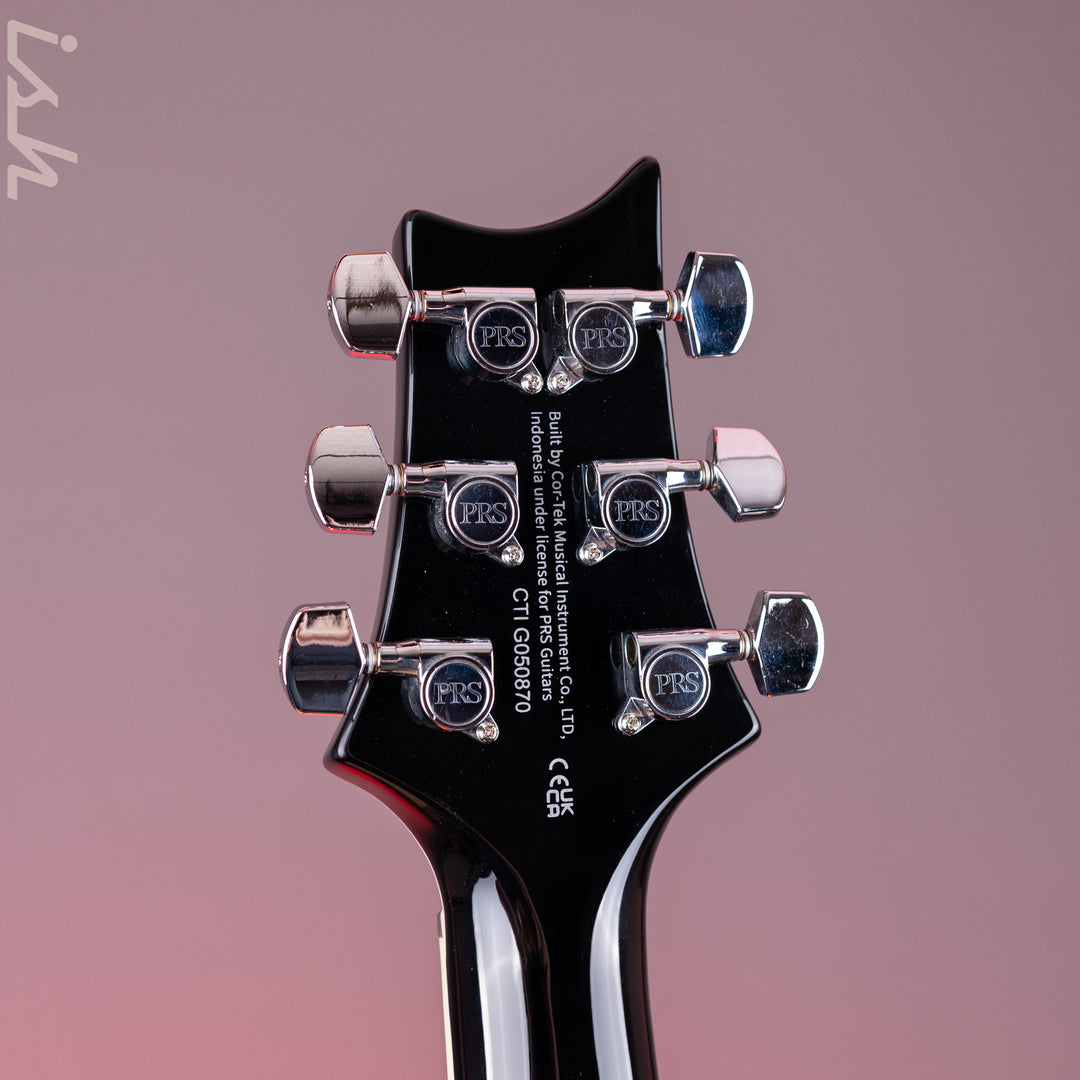 2024 PRS SE Custom 24 Semi-Hollow Piezo Charcoal Burst