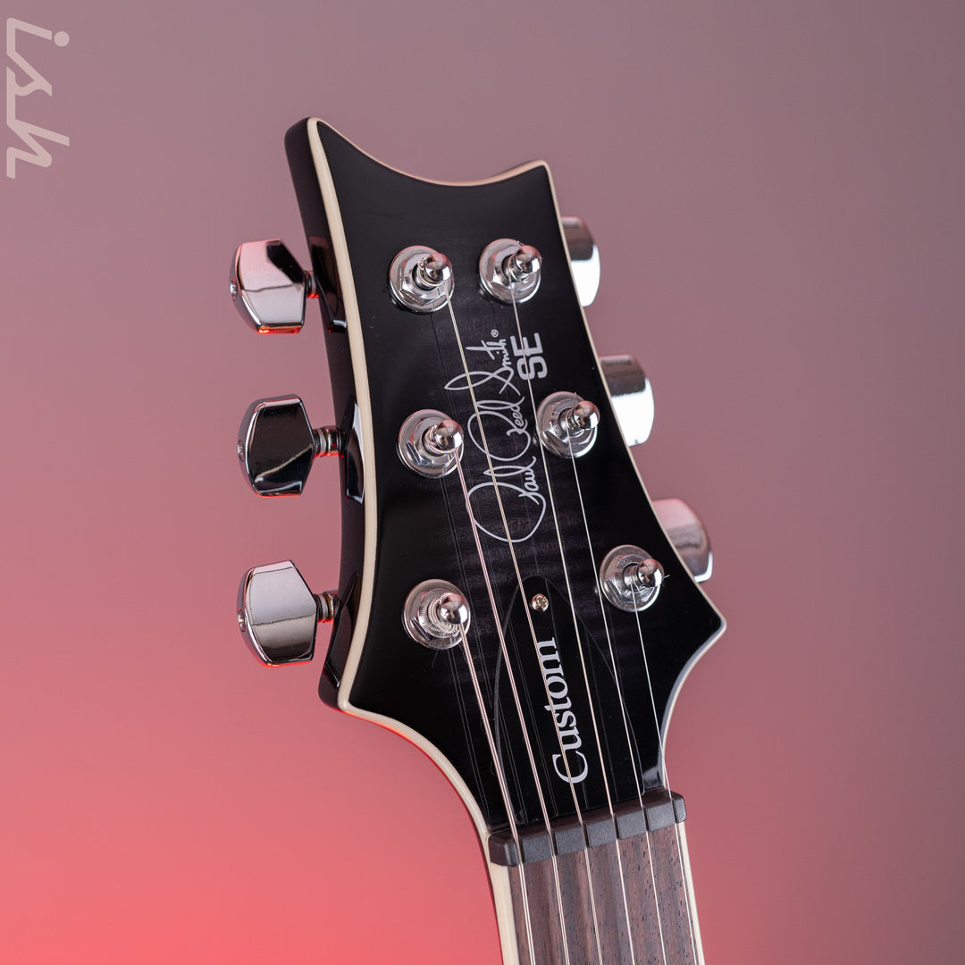 2024 PRS SE Custom 24 Semi-Hollow Piezo Charcoal Burst