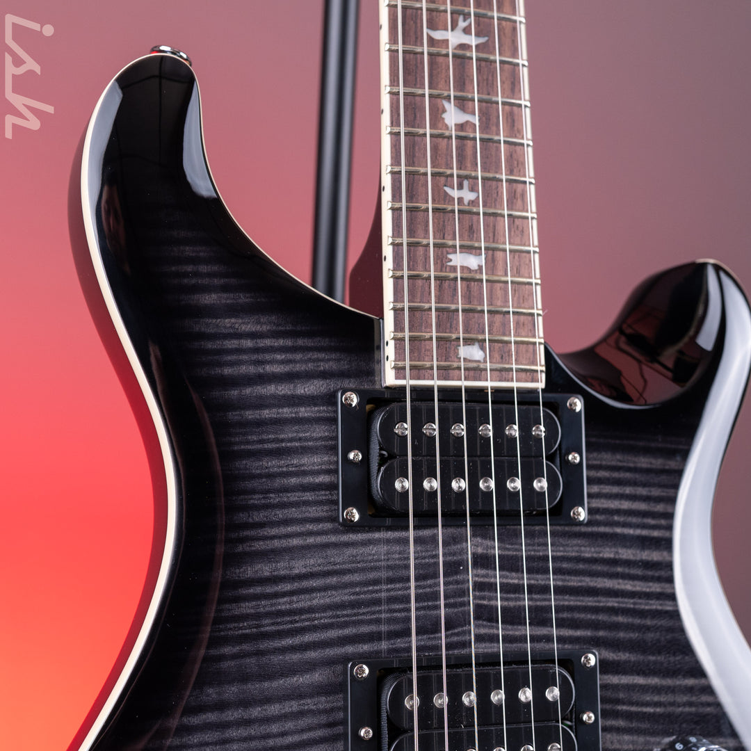 PRS SE Custom 24 Semi-Hollow Piezo Charcoal Burst *2025 Release!*