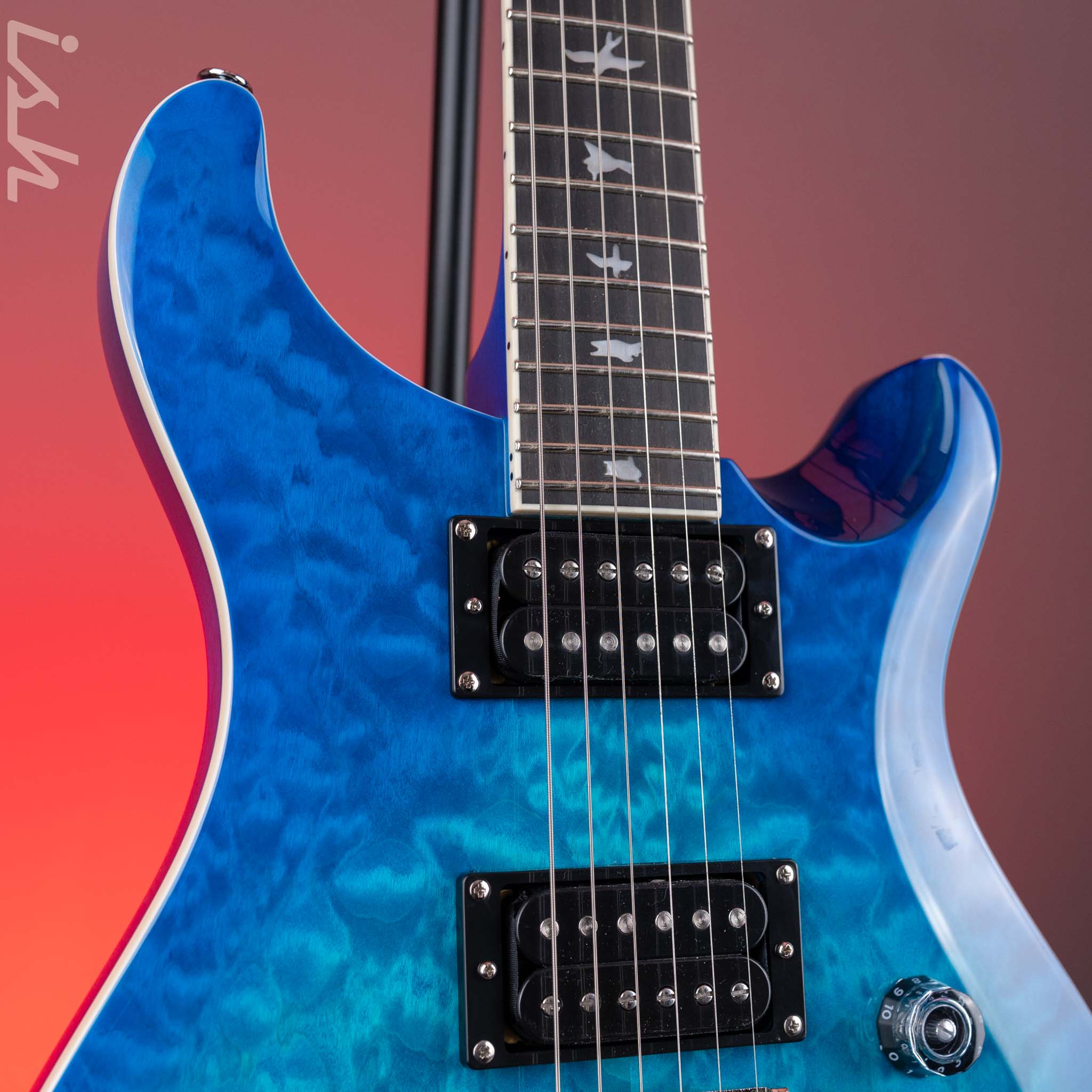 PRS SE Custom 24-08 Electric Guitar Quilt Lake Blue *2025 Release