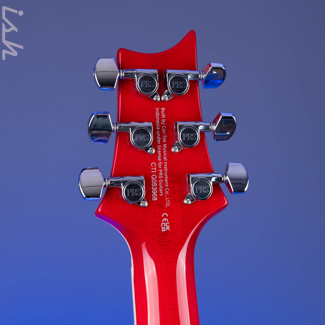 PRS SE Custom 24-08 Quilt Electric Guitar Charcoal Cherry Burst *2025 Release!*