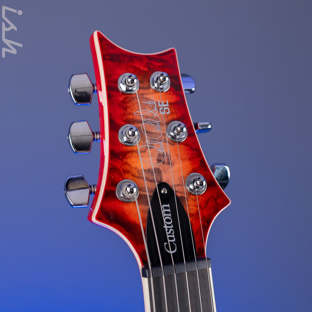 PRS SE Custom 24-08 Quilt Electric Guitar Charcoal Cherry Burst *2025 Release!*