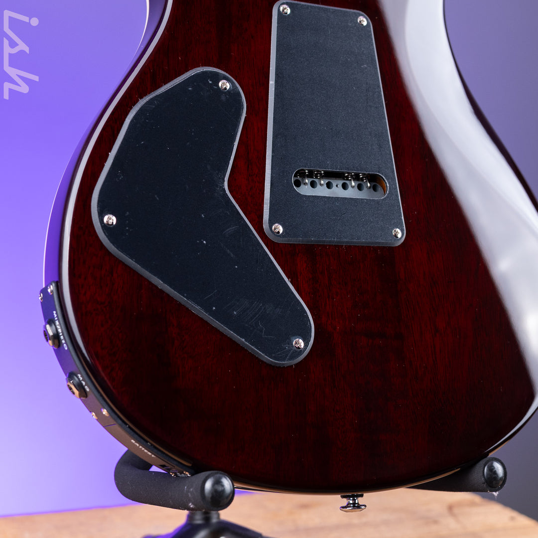 PRS SE Custom 24 Semi-Hollow Piezo Orange Tiger Smokeburst *2025 Release!*