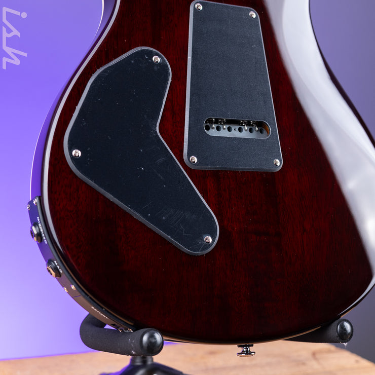 PRS SE Custom 24 Semi-Hollow Piezo Orange Tiger Smokeburst *2025 Release!*