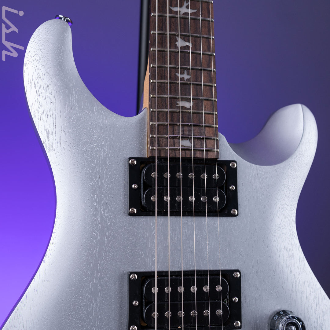 PRS SE CE 24 Standard Satin Electric Guitar Metallic Silver Satin *2025 Release!*