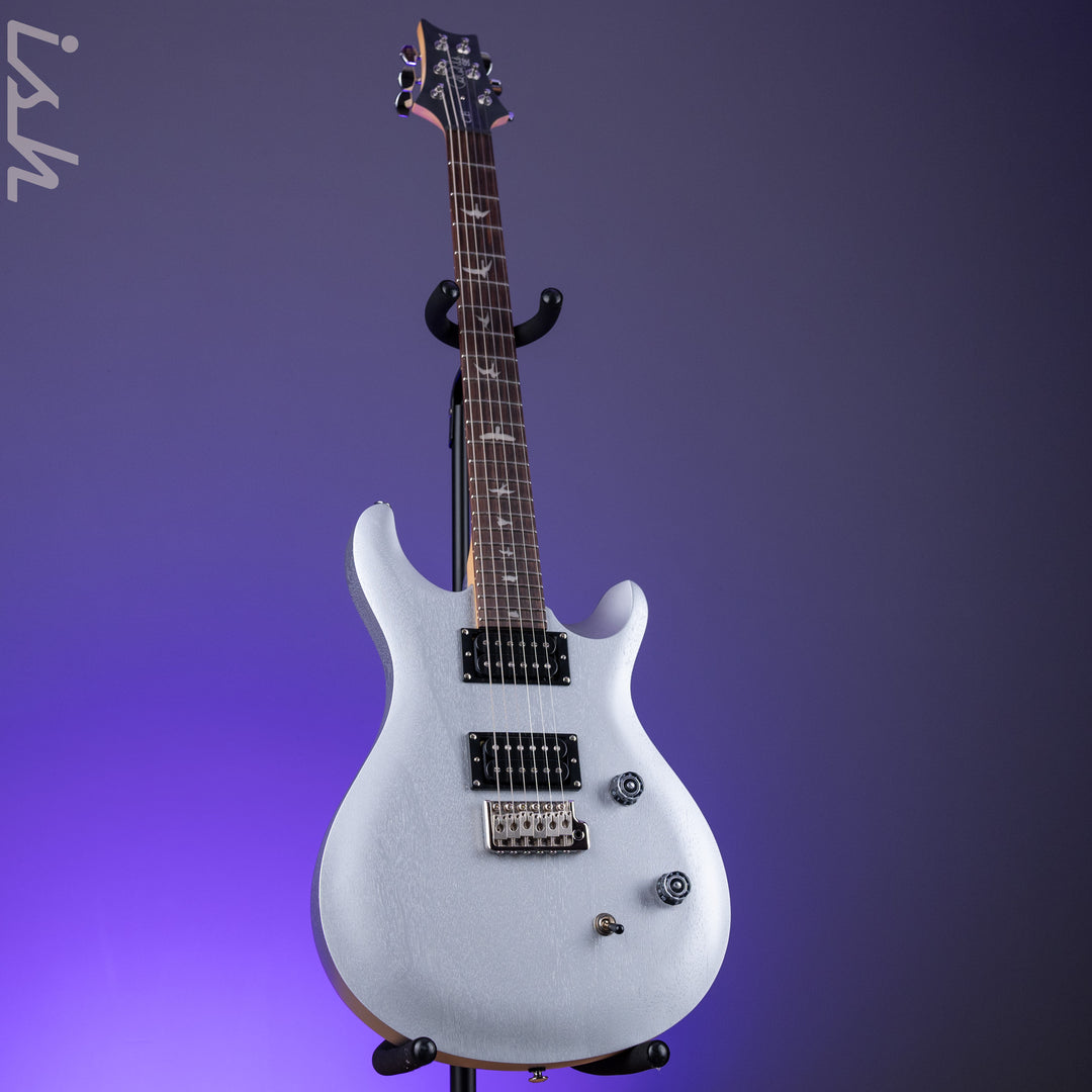 2024 PRS SE CE 24 Standard Satin Electric Guitar Metallic Silver Satin