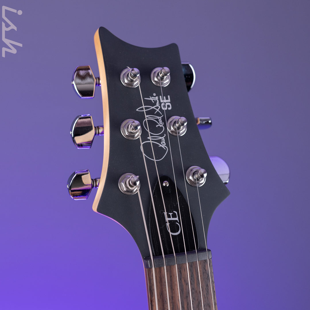 2024 PRS SE CE 24 Standard Satin Electric Guitar Metallic Silver Satin