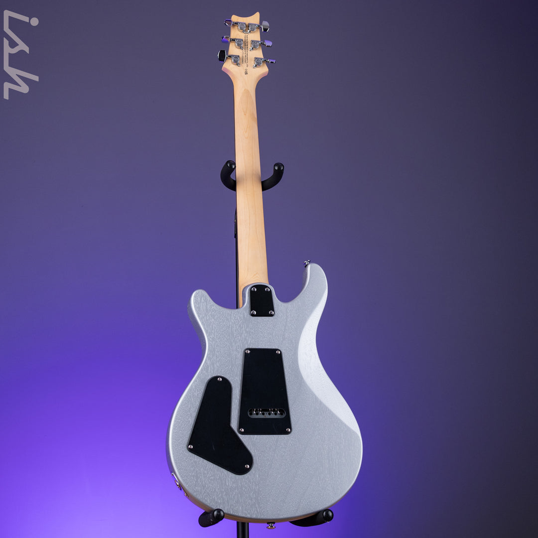 2024 PRS SE CE 24 Standard Satin Electric Guitar Metallic Silver Satin