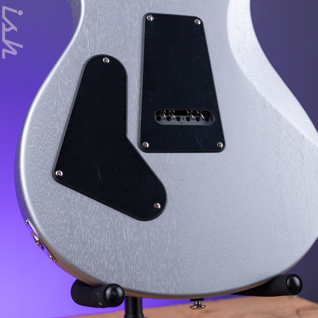 2024 PRS SE CE 24 Standard Satin Electric Guitar Metallic Silver Satin