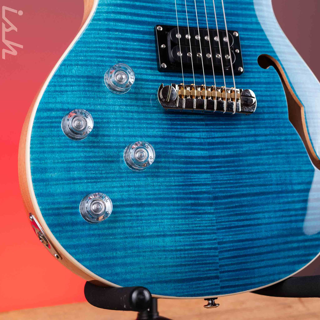 PRS SE Zach Myers Lefty Signature Electric Guitar Myers Blue – Ish