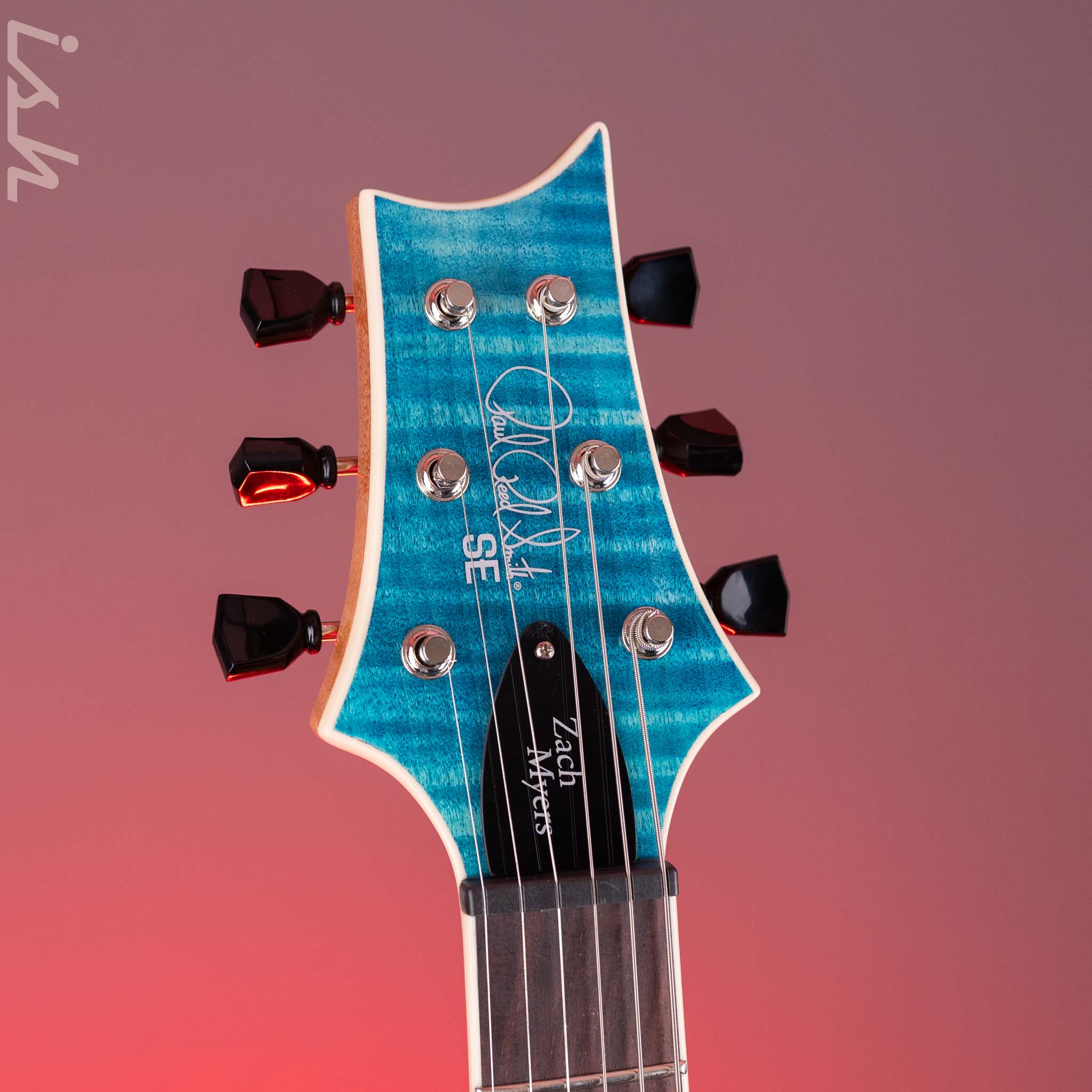 PRS SE Zach Myers Lefty Signature Electric Guitar Myers Blue – Ish