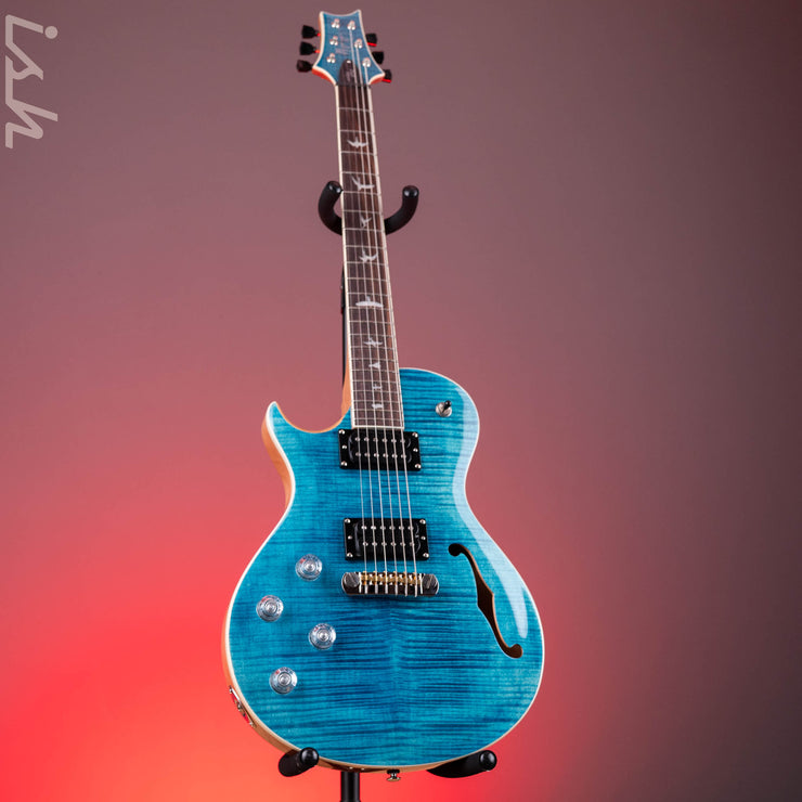 ギター PRS SE ZACH MYERS / Railhammer PU Chisel PRS SE Zach Myers Semi-Hollow Electric Guitar - Myers Blue